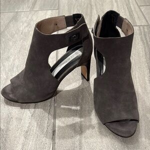 Matt Bernson - Anthropologie gray peep toe heels